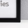 Photo frame MDF 21x30 cm, No. 5 "Simple", black (plastic screen)