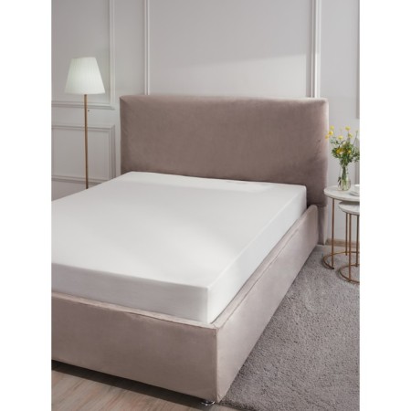 Shell on the elastic band Shea Butter, size 160x200x20 cm-1