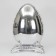 Foil ball 30 "Easter egg, on a stand, silver, under the air