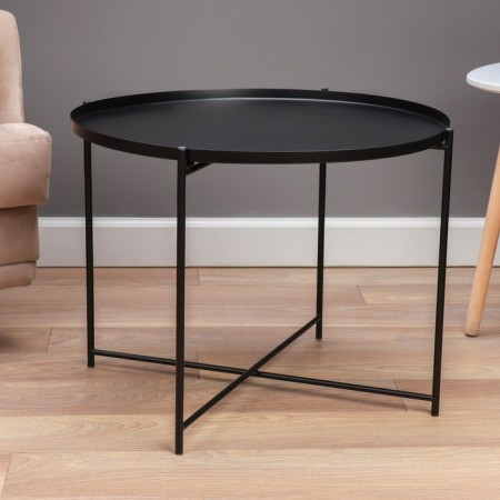 Coffee table "Grand" YS-8668, black 63x63x46 cm-1