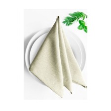 Комплект салфеток «Ибица», размер 43х43 см, цвет кремовый