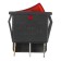 Key switch with a double backlight, red-green