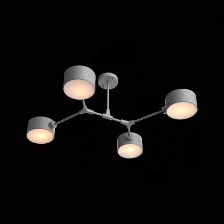 Ceiling EVOLUCE lamp. Sle183702-04. Gemento. 4x60 watts, E14, 68x71.5x32 cm, color gray color-3