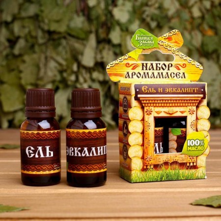 Set "spruce and eucalyptus" 2 etheric aromatic oil 100% 15ml