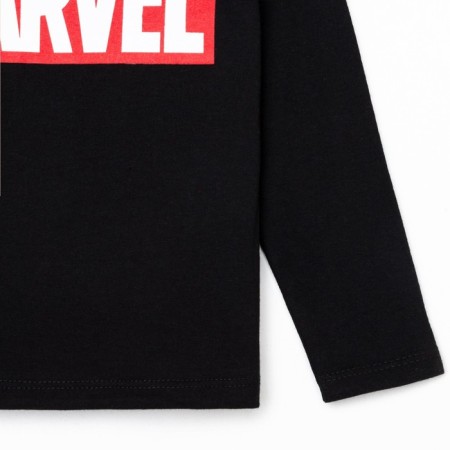 Marvel long sleeve T-shirt, height 134-140, black-7