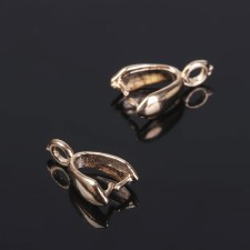 Kulon holder K208-36, (set 5 pcs.) 11 × 7 mm, color gold