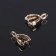 Kulon holder K208-36, (set 5 pcs.) 11 × 7 mm, color gold