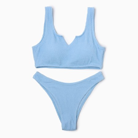 Swimsuit female separate minku color blue, size 44-3