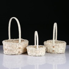 Set of baskets 3 pcs, 28x18n8/28, rattan