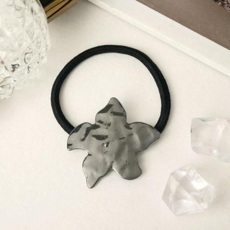 Hair gum "Liberty" Flower, black-1