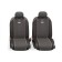 Autoprofi Carbon CRB-802 GY, Polyester for carbon, 9 objects, gray color, gray gray