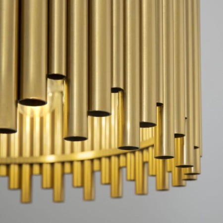 Suspension lamp Maytoni Mod136PL-06BS, 6HE27, 60W, 50x50x172 cm, brass color-1