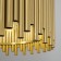 Suspension lamp Maytoni Mod136PL-06BS, 6HE27, 60W, 50x50x172 cm, brass color
