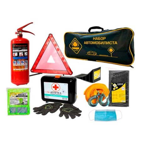 Set of motorist, 20x50x10 cm "Glavdor", GL-135, in a black bag