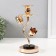 Summary metal, acrylic on 1 candle "Golden Tulips" d = 2-6 cm 10x10x22.5 cm