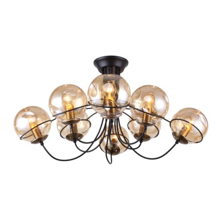 Grana chandelier, 8x40W E14, black color