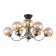 Grana chandelier, 8x40W E14, black color