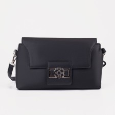Bag-mixer on the valve, external pocket, long belt, black color