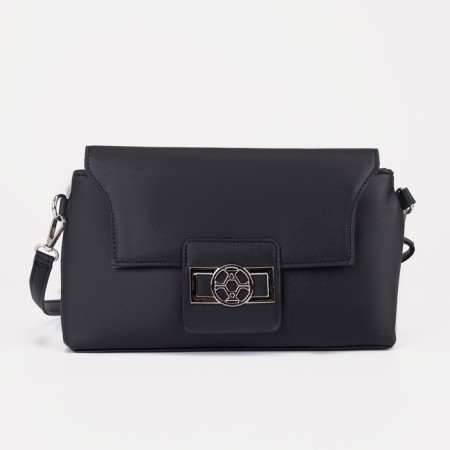 Bag-mixer on the valve, external pocket, long belt, black color