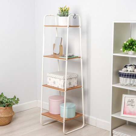 Scandinavia 14 rack, 45 × 38.5 × 147 cm, white color
