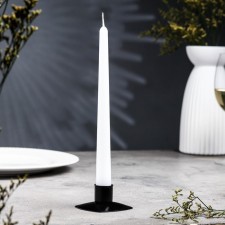 Square Square Metal for 1 candle, 7x3 cm, black muars