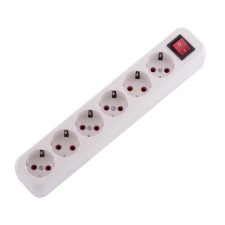 LEZARD extension block 720-0600-602 Lila, 6 sockets