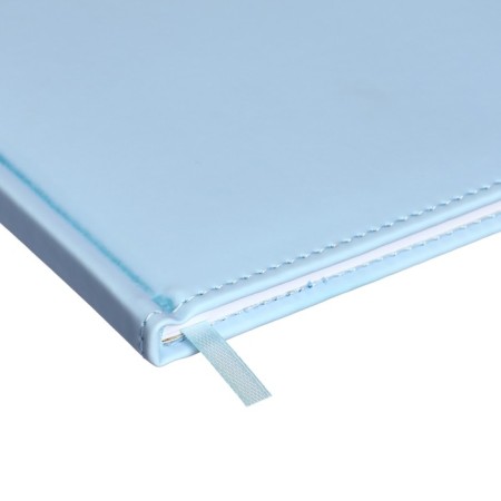 Universal diary for grades 1-11, 48 sheets, Velvet, solid cover, artificial leather, thermoting, liesse, marshmallow blue-2