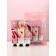 Set of three hand creams in a bag, moisturizing, nutrition and softening