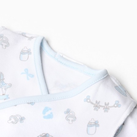 Nursery blouse, white/blue color, height 50 cm-1