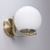 Sconces Citilux "Bremen" CL112313, 14.5x15.5 cm, 1x40W, e27, brown color