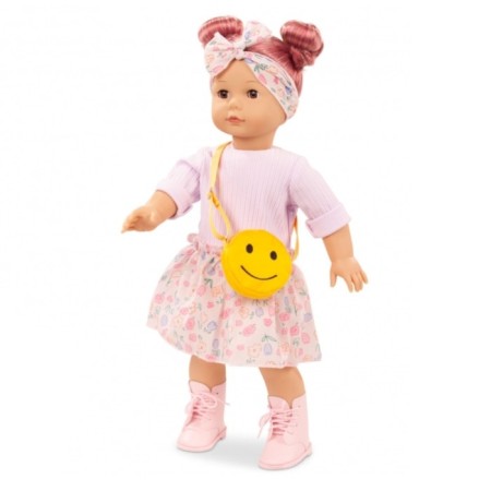 GOTZ doll "laziness", with a yellow bag, size 46 cm