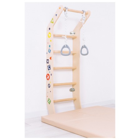 Children's sports complex ECO 3 Luna, cream color