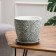 Flower Pot "Fan" turquoise bud No. 3 2.15 liters