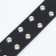 The collar of the clinker in 2 rows, 65 x 3.4 cm, Osh 50-60 cm, black