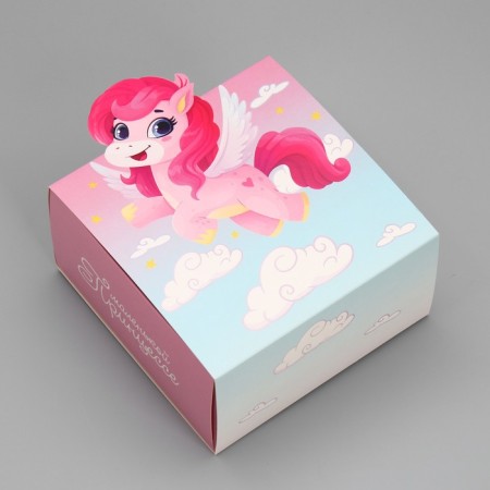 Gift folding box, packaging, “Little Princess”, 15 x 15 x 8 cm-1