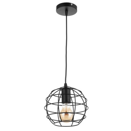 Suspension Bayerlux "Shar" 1x60W E27 Black 18.5x18.5x16cm-3