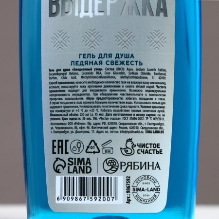 Gift set, shower gel and hair shampoo, 2 x 250 ml, new year-4