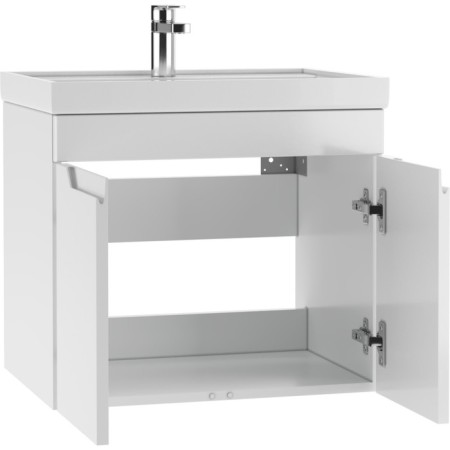 Optima domino cabinet under the Classica 60 sink, gloss, suspended, without a box-2