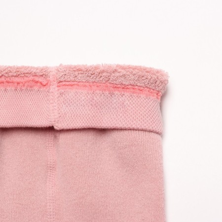 Pantyhose baby terry, dusty rose, height 98-104 cm-2