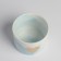 Kashpo ceramic with embossing "Love", 8 x 5.5 cm
