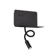 Wall lamp ST LUCE. SL1576.401.02. 2x3 watts, LED, 4000K, 470 LM, 20x15 cm, black color
