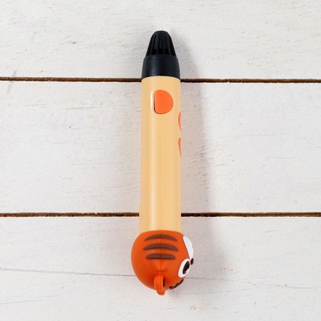 3D handle tigernok, work with PLA plastic, USB power cable, orange-2