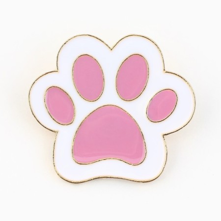 Brooch "Paw", 2.9 x 2.5 cm-3