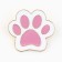 Brooch "Paw", 2.9 x 2.5 cm