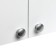 Bathroom hinged cabinet, two shelves, 60 x 24 x 80 cm