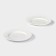 A set of porcelain plates Magistro Edne, 19 × 19 × 1.7 cm, white color