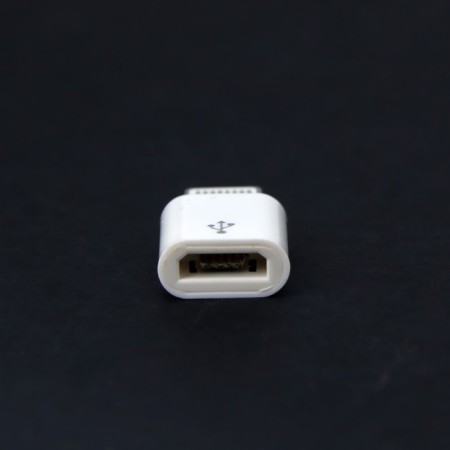Luazon LE-015 adapter, with MicroUSB on Lightning, 1 pc, white-3