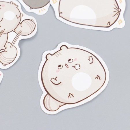 Stickers for creativity "Fat cats" set of 45 pcs 4.4x4.4x1.1 cm-1