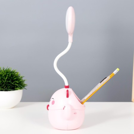 Maneck table lamp LED 3W AKB USB Pink 11.5x10x30 cm Risalux-5