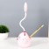 Maneck table lamp LED 3W AKB USB Pink 11.5x10x30 cm Risalux